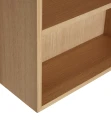 Wąski regał 40x15x100 cm z forniru dębowego Kappu - Hubsch