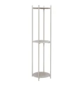 Metalowy regał okrągły Norm Cylinder Ø42x151 cm, szary - Hubsch