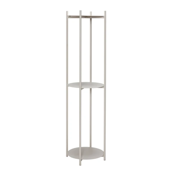 Metalowy regał okrągły Norm Cylinder Ø42x151 cm, szary - Hubsch