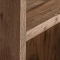 Mały regał drewniany Lux 100x40x150 cm z litego teku z odzysku - Vical