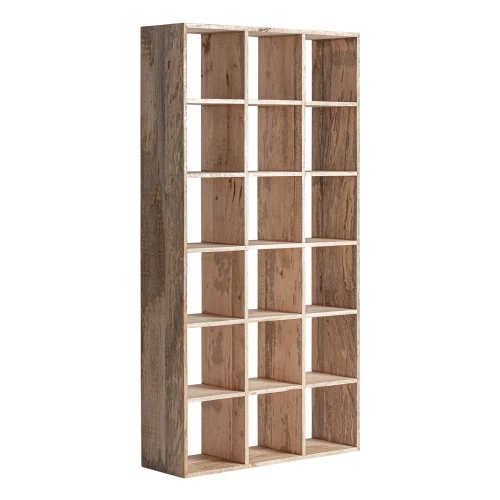 Regał z litego drewna mango 200 cm Bayereut, naturalny - Vical