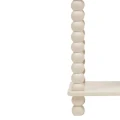 Regał niski otwarty z MDF i drewna sosnowego 75x34x75 cm, ivory - Atmosphera
