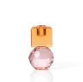 Szklany świecznik Citrine Rose Quartz - Bazar Bizar