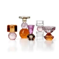 Świecznik szklany Bubble Jewel - Bazar Bizar