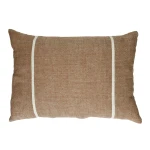 Poduszka dekoracyjna lniana Brunello 60x40, camel - Pomax
