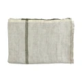 Pled lniany 170x130 Brunello, zielony naturalny - Pomax