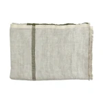 Pled lniany 170x130 Brunello, zielony naturalny - Pomax