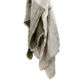 Pled lniany 170x130 Brunello, zielony naturalny - Pomax