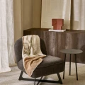 Pled lniany 170x130 Brunello, camel naturalny - Pomax