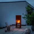 Ekskluzywne palenisko ogrodowe ze stali corten FireBox - Eva Solo