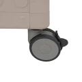 Skrzynia ogrodowa metalowa 510L, Edenio 130x60x78, beżowa - Hesperide