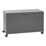 Skrzynia ogrodowa metalowa 510L, Edenio 130x60x78, szara - Hesperide