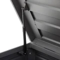 Skrzynia ogrodowa metalowa 510L, Edenio 130x60x78, szara - Hesperide