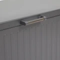 Skrzynia ogrodowa metalowa 510L, Edenio 130x60x78, szara - Hesperide