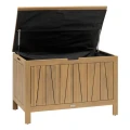 Skrzynia ogrodowa drewniana 165L Lodgia 90x50x58 cm - Hesperide