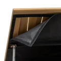 Skrzynia ogrodowa drewniana 165L Lodgia 90x50x58 cm - Hesperide