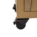 Skrzynia ogrodowa z siedziskiem drewniana 210L Lodgia 128x50x58 cm - Hesperide