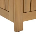 Skrzynia z siedziskiem na balkon drewniana 100L Lodgia 60x50x59 cm - Hesperide