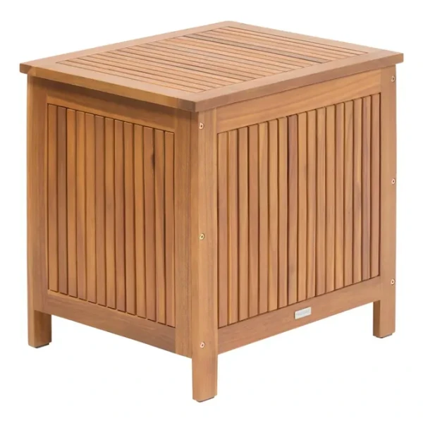 Skrzynia na balkon i do ogrodu drewniana 100L, 60x50x58 cm - Hesperide