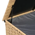 Skrzynia ogrodowa z rattanu syntetycznego 300L Savana 116x66x58 cm - Hesperide
