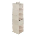 Organizer wiszący do szafy Groomy 127x30 cm, beżowy - 5five