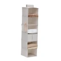 Organizer wiszący do szafy Groomy 127x30 cm, beżowy - 5five
