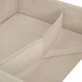 Organizer na ubrania do szafy 36x36cm Groomy 2 przegrody, beżowy - 5five