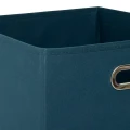 Koszyk do szafy tekstylny 31x31x31 cm, petrol blue - 5five