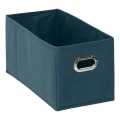 Koszyk do szafy tekstylny 15x31x15 cm, petrol blue - 5five