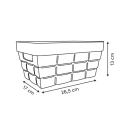 Koszyk do szafy organizer Cocoa, khaki zielony - 5five