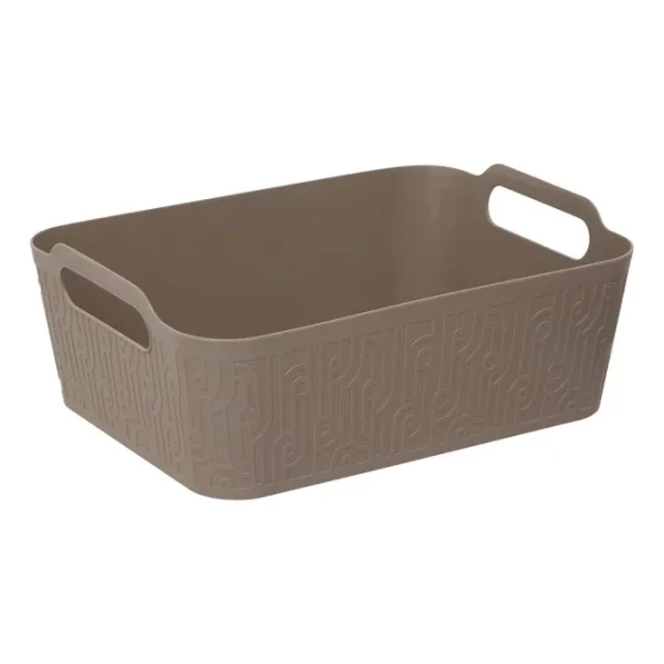 Koszyk na półkę 36x27x13, taupe - 5five