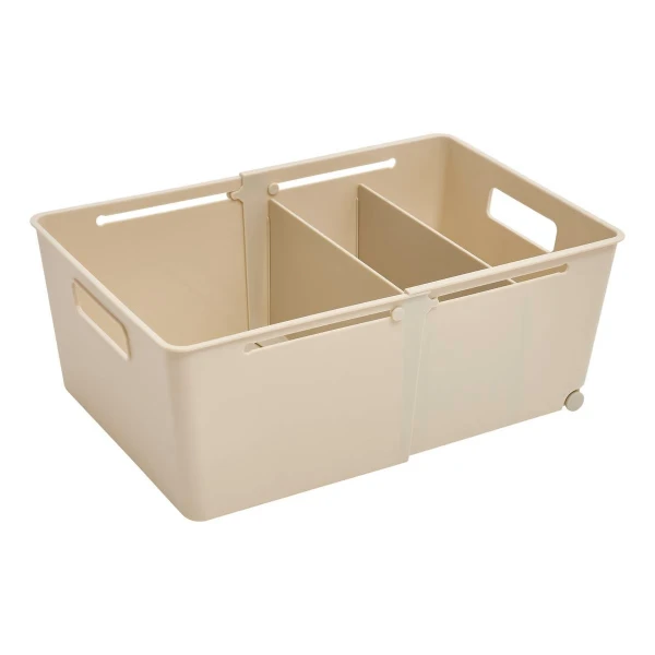 Organizer do szafki z regulowanymi przegrodami 38.5x25, beżowy - 5five