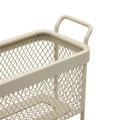 Organizer na blat kuchenny 2 poziomy 7x29 cm, beżowy - 5five