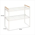 Organizer na blat 2 poziomy 42x21 cm - 5five
