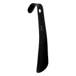 Mała łyżka do butów metalowa 16 cm, czarna - 5five