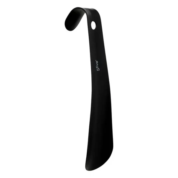 Mała łyżka do butów metalowa 16 cm, czarna - 5five