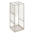 Stojak na parasole metalowy 20x20x50 cm, beżowy - 5five