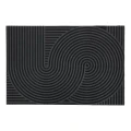 Wycieraczka pod drzwi 60x90 cm, czarna - 5five