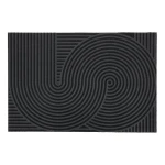 Wycieraczka pod drzwi 60x90 cm, czarna - 5five