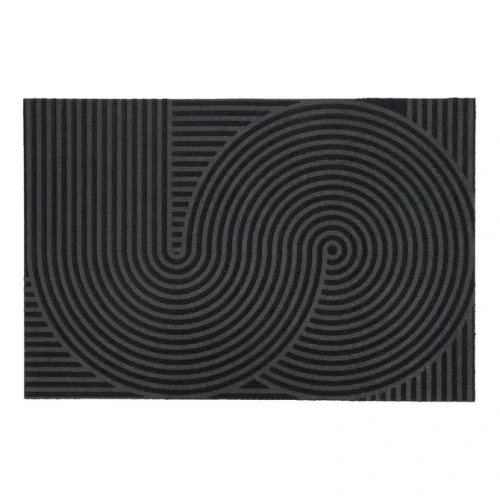 Wycieraczka pod drzwi 60x90 cm, czarna - 5five