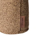 Stoper do drzwi z tkaniny bouclé 3kg, brązowy - Muubs