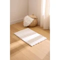 Chodniczek ze sztucznego futra 3D 90x60 cm, biały - Atmosphera