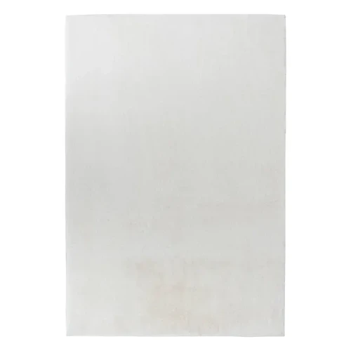 Chodniczek ze sztucznego futra bez wzoru 90x60 cm, biały - Atmosphera