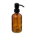Dozownik do mydła szklany 250 ml, brązowy - 5five