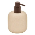 Dozownik do mydła z żywicy Oleya 290 ml, beżowy - 5five