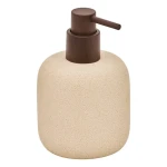 Dozownik do mydła z żywicy Oleya 290 ml, beżowy - 5five