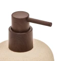 Dozownik do mydła z żywicy Oleya 290 ml, beżowy - 5five