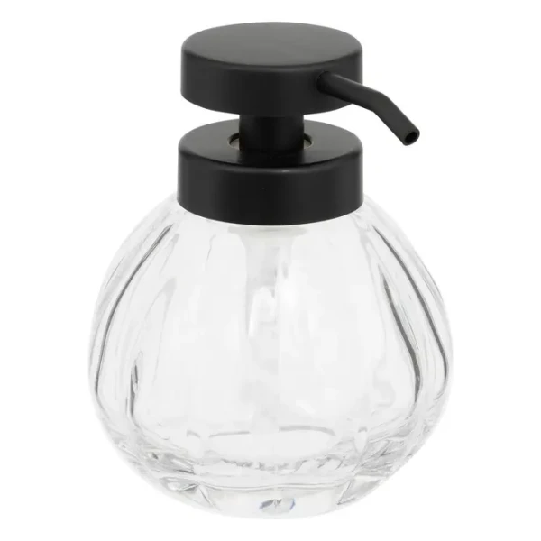 Szklany dozownik do mydła 350 ml, transparentny - 5five