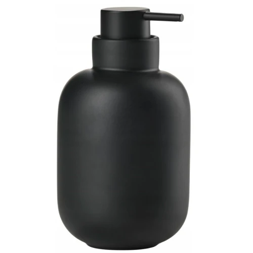 Ceramiczny dozownik do mydła Sensu 300 ml, czarny - Zone Denmark