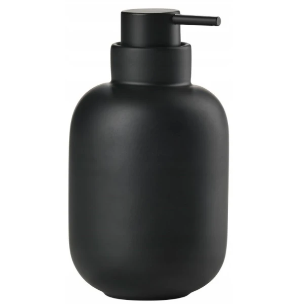 Ceramiczny dozownik do mydła Sensu 300 ml, czarny - Zone Denmark